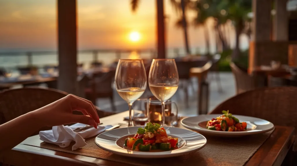 Ilustrasi editorial suasana kuliner untuk artikel tentang This Is Bali